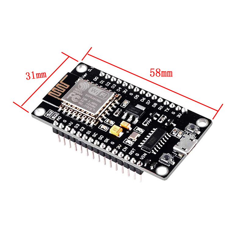 وحدة لاسلكية NodeMcu v3 CH340  - مراجعة Esp8266 Nodemcu Board وسعره