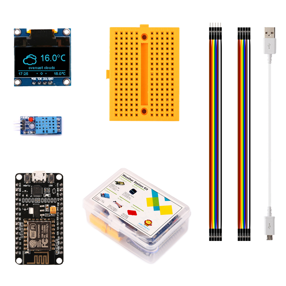 محطة الطقس ESP8266 DIY, مع درج - مراجعة Esp8266 Nodemcu Board وسعره