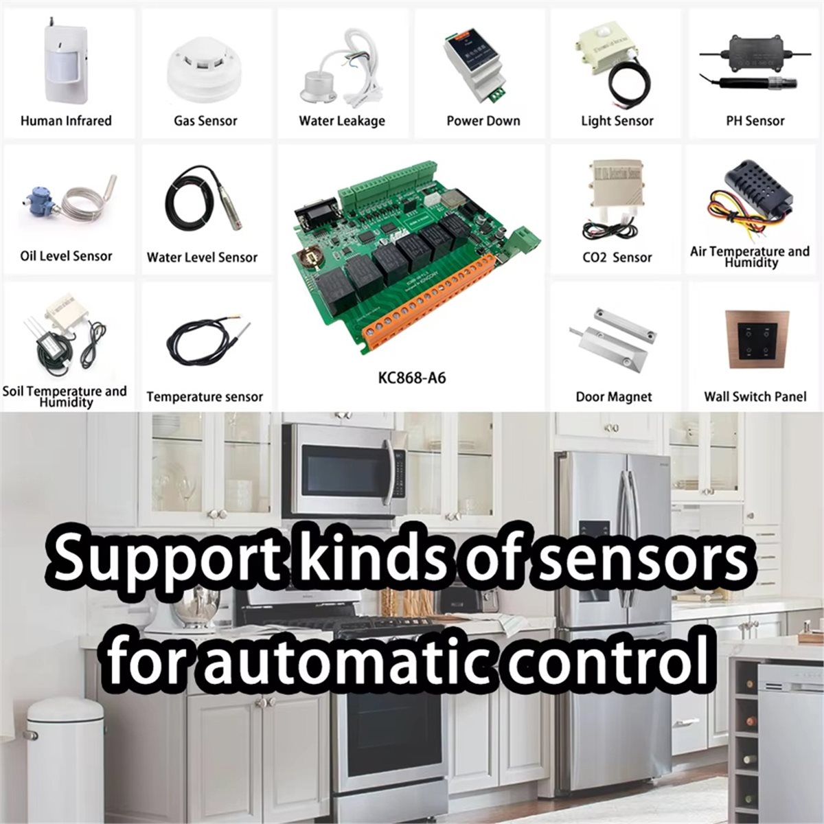 لوحة تطوير KC868-A6 MQTT Web H - مراجعة Home Automation Systems Diy وسعره