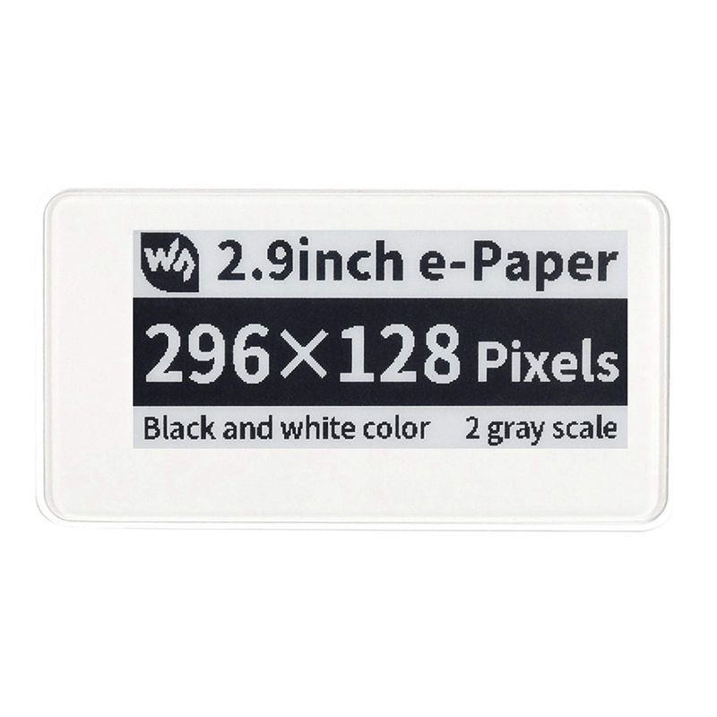 شاشة عرض لاسلكية A49T مقاس 2.9 - مراجعة Display Epaper 2.9 وسعره